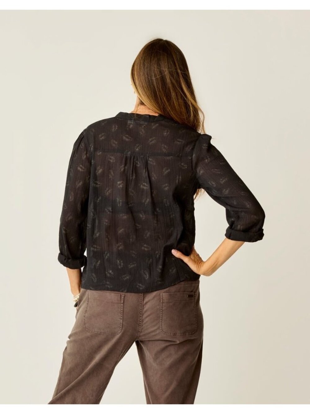 NWOT Carve Designs Women’s Tatum Gauze Top S Small - Picture 3 of 10